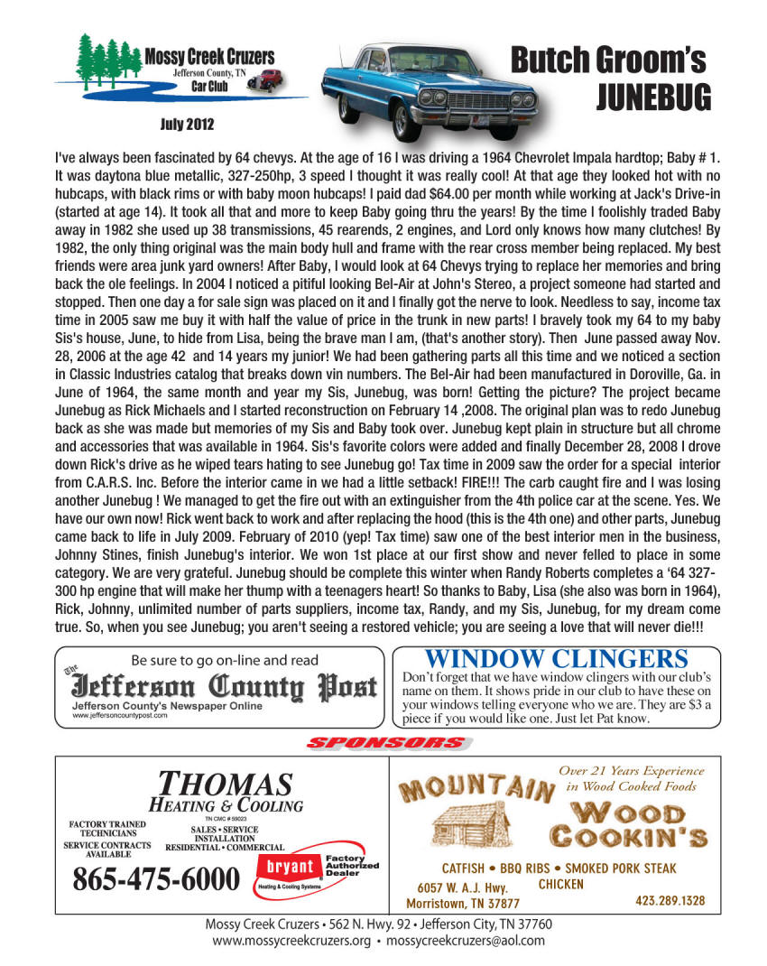 July 2012 Newsletter Page 5