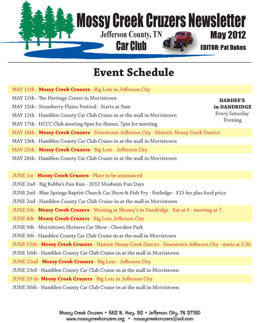 May 2012 Newsletter Page 9